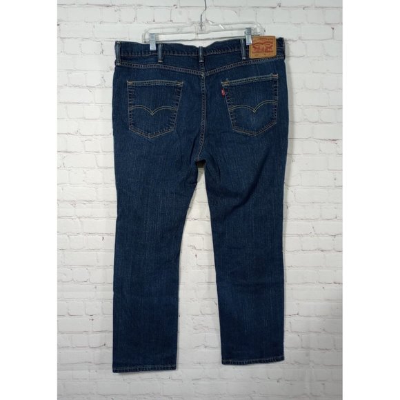 Levi's 541 Men's Jeans Size 44x32 Denim Tapered Leg Blue Jeans - Picture 2 of 11
